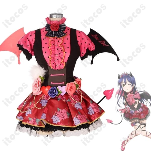 園田海未 小悪魔編 覚醒後 コスプレ衣装｜高再現度で撮影映え、イベントも快適