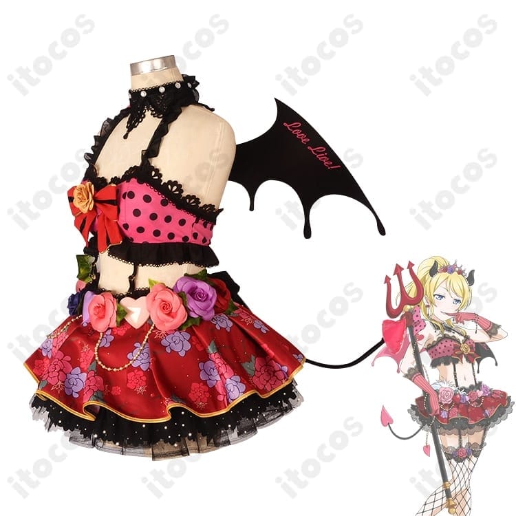 絢瀬絵里 小悪魔編「小悪魔っぽい」覚醒後 コスプレ衣装｜高再現でイベントも撮影も華やかに - 2枚目の画像