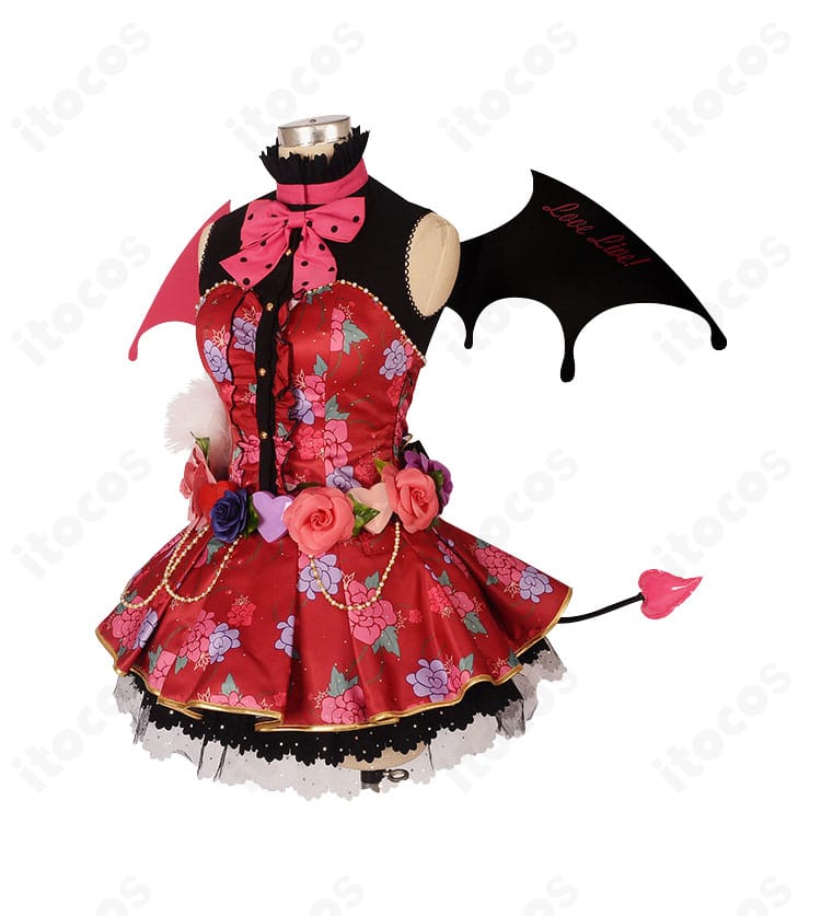 高坂穂乃果 小悪魔編覚醒後衣装の側面。シルエットと装飾の配置バランスが確認できるディテールショット。