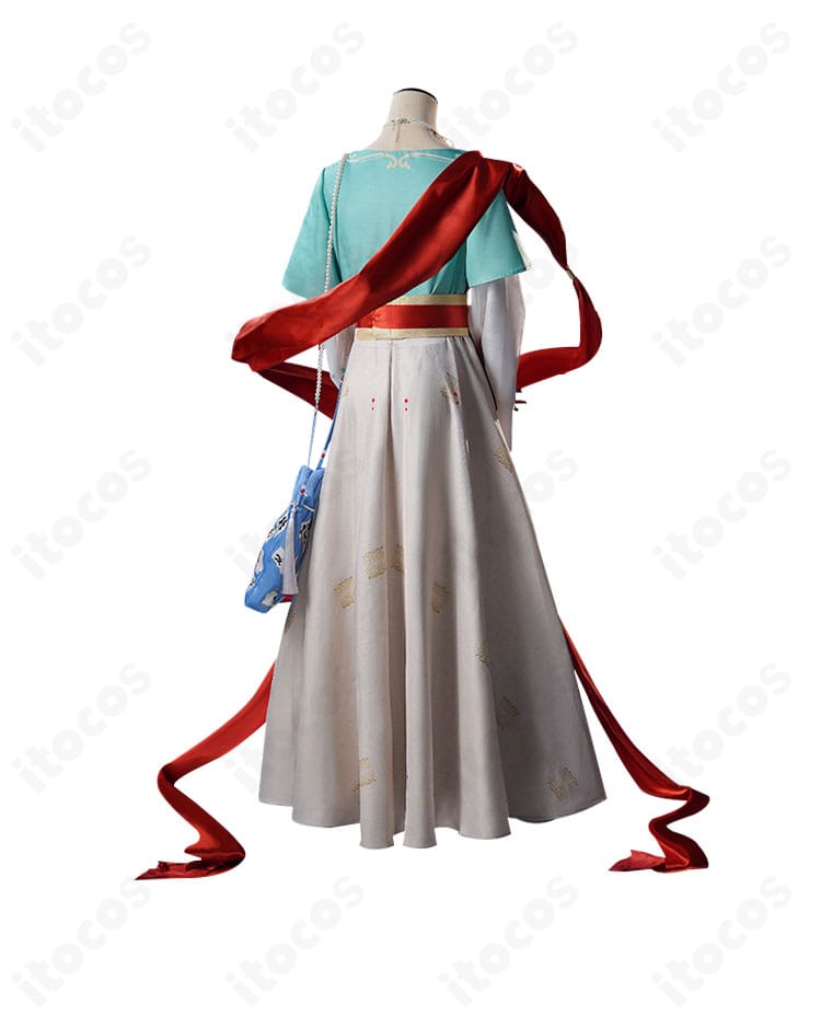 Reverse: 1999 曲娘コスプレ衣装の背面。背中のラインと装飾配置を丁寧に再現したディテール。