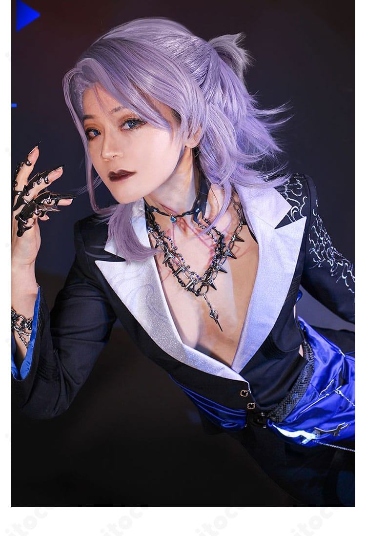 人物扮演イメージ。ゾーヤ『この上ない交渉』のキャラクター性を反映したポージングと衣装表現。