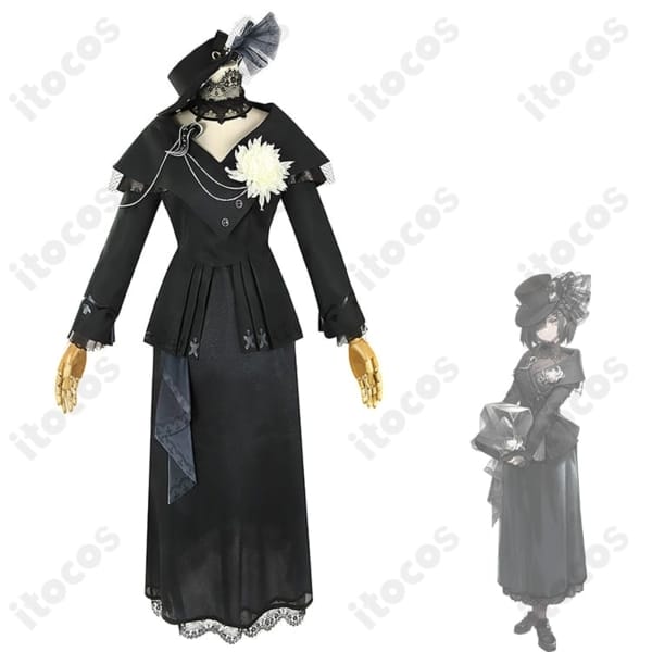 リバース：1999 ネクロ・ロギスト 高再現コスプレ衣装｜刺繍が映えるエレガント設計でイベントも撮影も快適