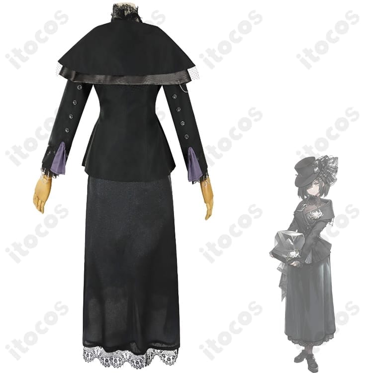 リバース：1999 ネクロ・ロギスト 高再現コスプレ衣装｜刺繍が映えるエレガント設計でイベントも撮影も快適 - 2枚目の画像