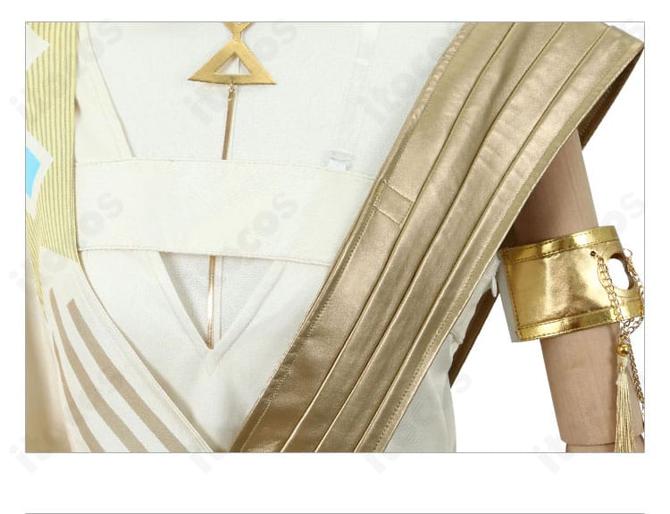 リバース：1999 37衣装の胸元装飾アップ。モチーフの形状と配色がわかる近接写真。