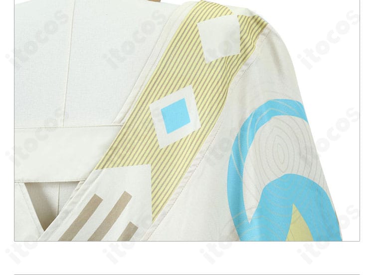 リバース：1999 37衣装の肩周り装飾。ショルダー部の立体感とデザイン性を再現。