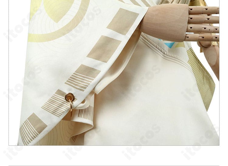 リバース：1999 37衣装の袖口装飾ディテール。カフ周りの意匠とステッチを強調。