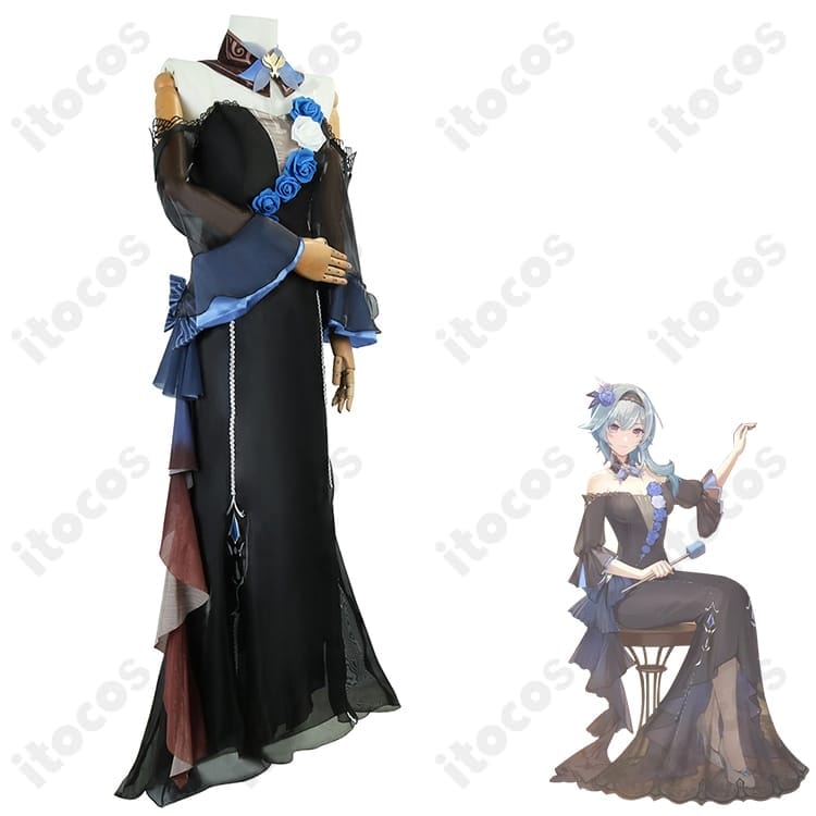 原神 エウルア・ローレンス コンサート2023衣装｜上品で撮影映え、イベント即戦力のドレスセット - 2枚目の画像