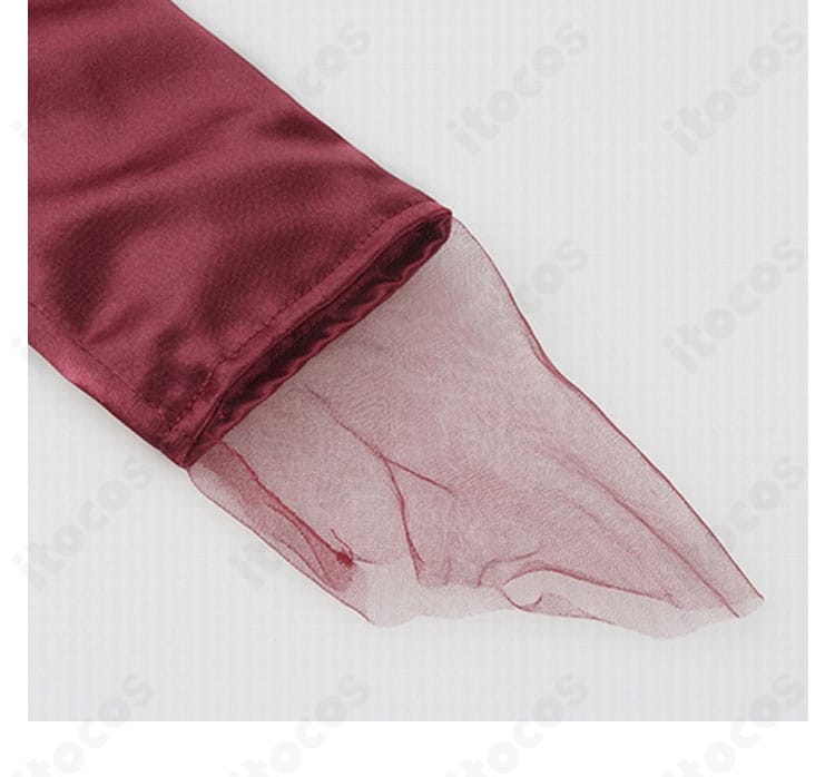 ジーン・グレイ衣装の袖装飾クローズアップ。縫製ラインと装飾パーツの精緻さを確認できます。