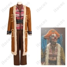 ONE PIECE 千両道化のバギー 実写版コスプレ 高再現ディテールで撮影映え・イベント向け - 1枚目の画像（サムネイル）