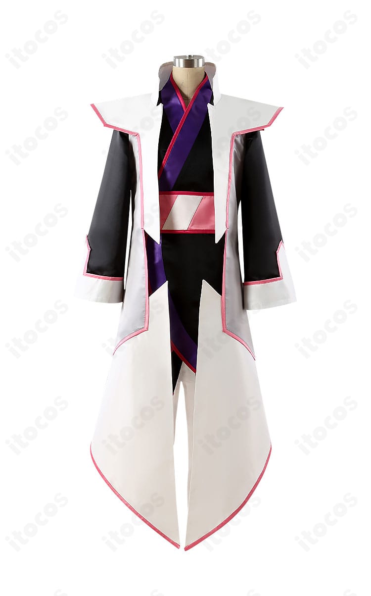 ラクス・クライン 劇場版ドレスの正面全体。コート風ドレスとコルセット、上品なシルエットを確認できます。