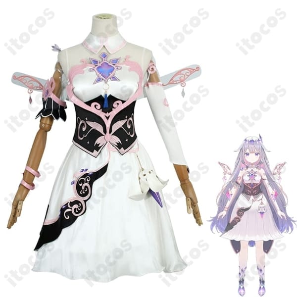 ホロライブ 古石ビジュー 通常衣装 高再現コスチューム。軽量でイベント・撮影に最適