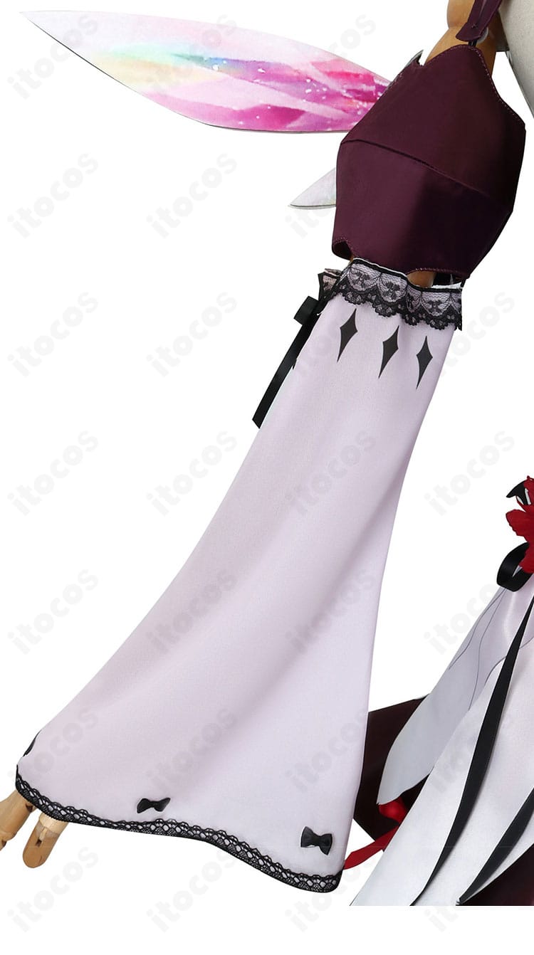 IRyS衣装の袖パーツ接写。縁取りと装飾パーツの細かな再現を強調。