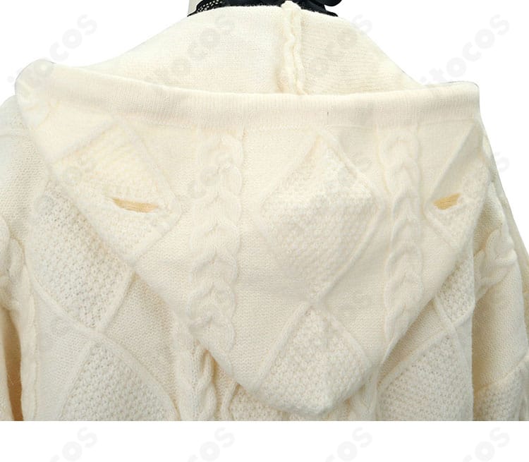 コート帽子（キャップ）のディテール。縁取りとフォルムを精緻に再現。