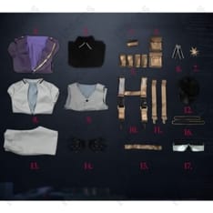 無期迷途 マチルダ 灰色礼服 コスプレ衣装 高再現。端正シルエットで撮影映え - 7枚目の画像（サムネイル）