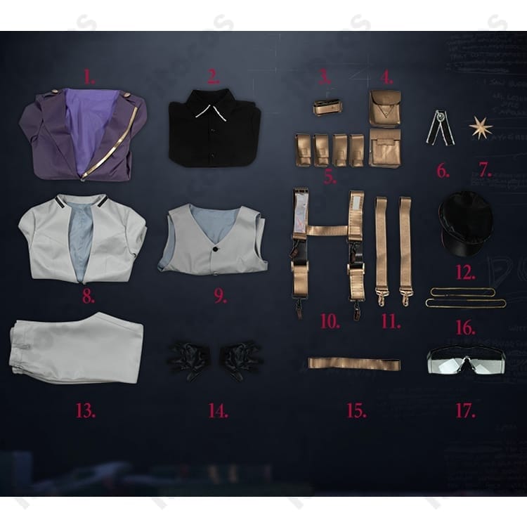 無期迷途 マチルダ 灰色礼服 コスプレ衣装 高再現。端正シルエットで撮影映え - 7枚目の画像