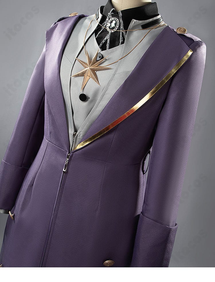 無期迷途 マチルダ コスプレ衣装の側面ディテール。機能的なポーチとコートの落ち感