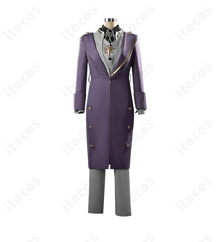 無期迷途 マチルダ コスプレ衣装の正面ディテール。襟元と胸元の配置を忠実に再現