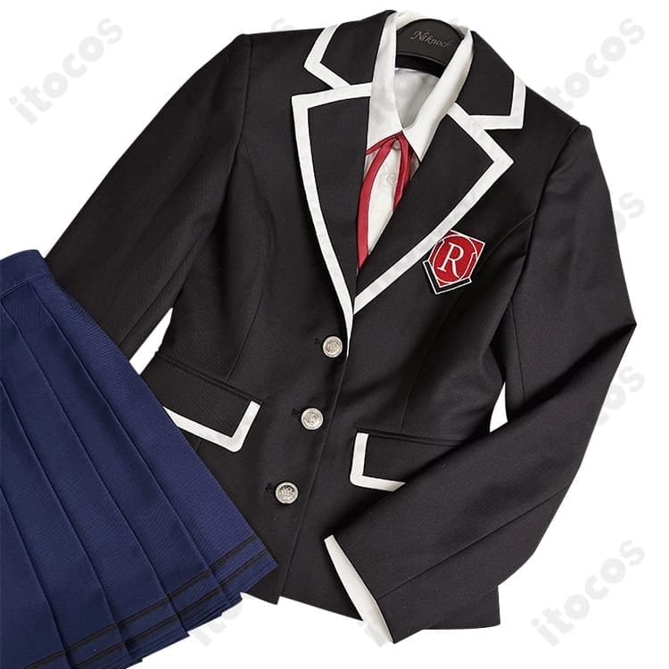 夜刀神十香 来禅高校女子制服コスプレ衣装｜高再現シルエットで長時間も快適、イベント・撮影に最適 - 3枚目の画像