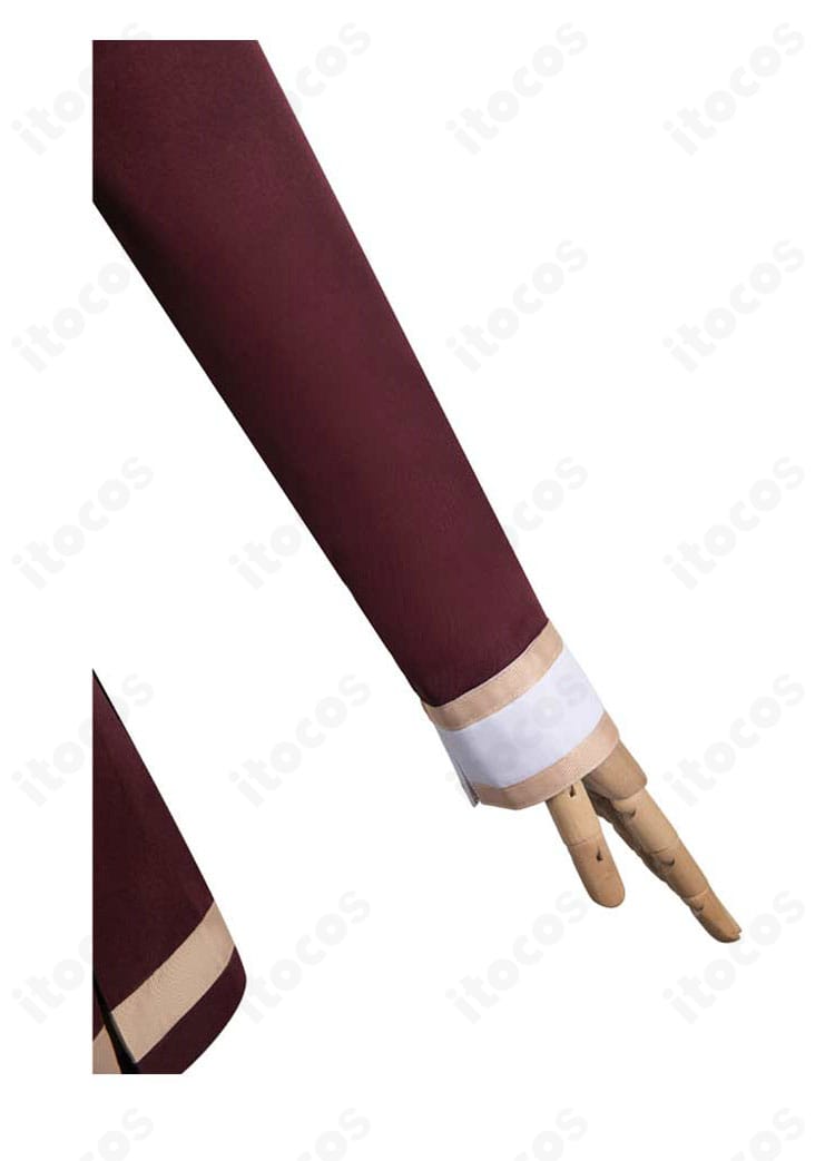 黄前久美子コスプレ 袖口ディテール。袖ラインの幅と縫製、カフの仕上がりを忠実に再現。