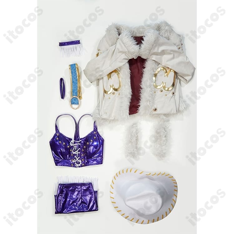 ワンピース・オン・アイス ニコ・ロビン コスプレ衣装｜高再現でエレガント、イベントや撮影に最適 - 7枚目の画像