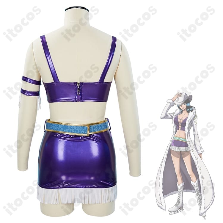 ワンピース・オン・アイス ニコ・ロビン コスプレ衣装｜高再現でエレガント、イベントや撮影に最適 - 6枚目の画像