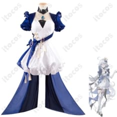 原神 フリーナ 水色アリス同人衣装 高再現で軽やか、撮影映え＆イベント快適 - 1枚目の画像（サムネイル）