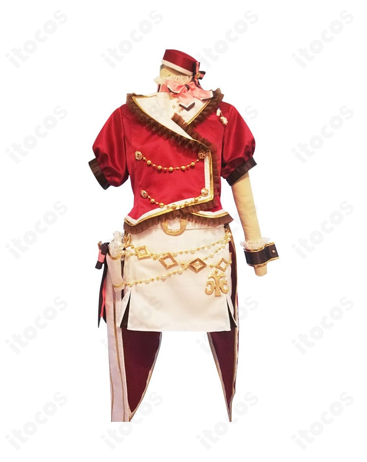 姫川友紀のコスプレ衣装 正面全身。配色と装飾を高再現し、シルエットの美しさが分かるカット