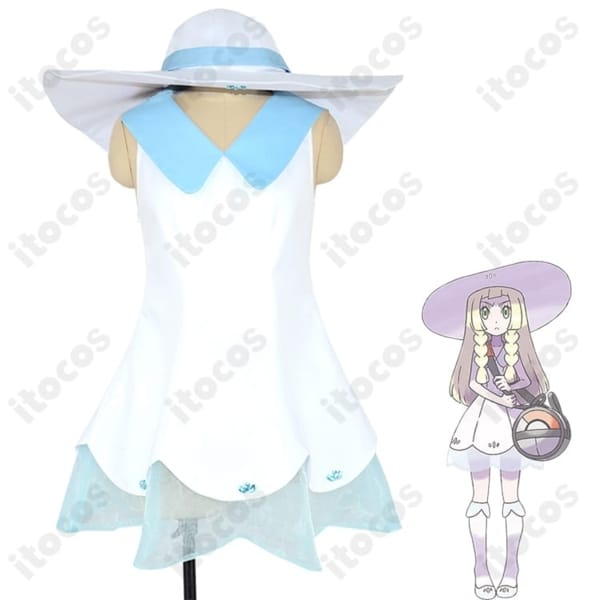 リーリエの清楚ワンピ&帽子セット 高再現で軽やか、イベントから撮影会まで活躍