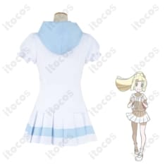 ポケットモンスターUSUM リーリエ コスプレ衣装 高再現でイベント・撮影に最適 - 4枚目の画像（サムネイル）