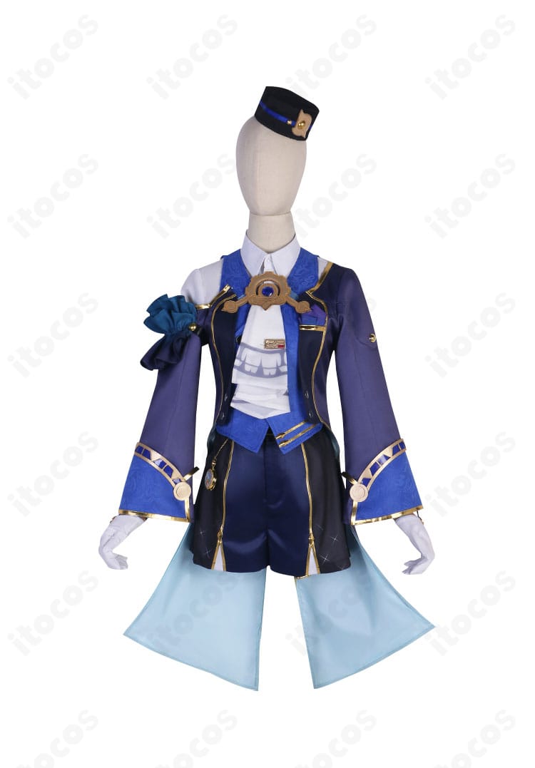 崩壊：スターレイル ミーシャのコスプレ衣装 正面全体。帽子からコートまで高再現で統一感のあるセット