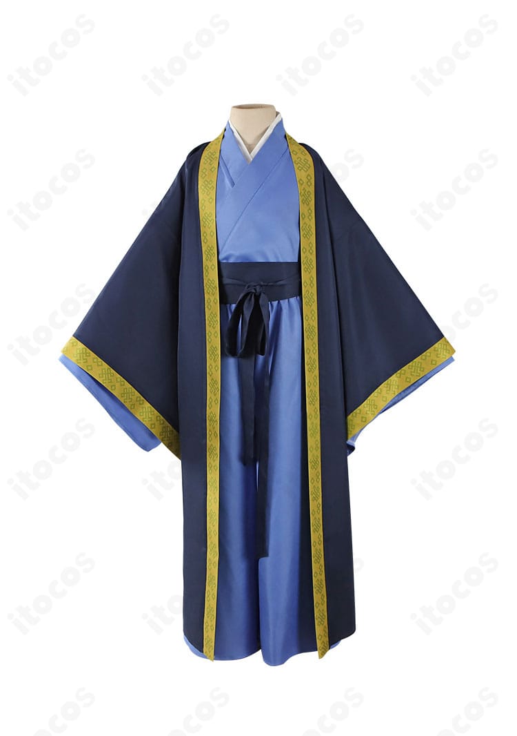 薬屋のひとりごと 壬氏 子供用コスプレ衣装の正面全体。中華風官服を高再現し、イベントや撮影に適した仕上がり。