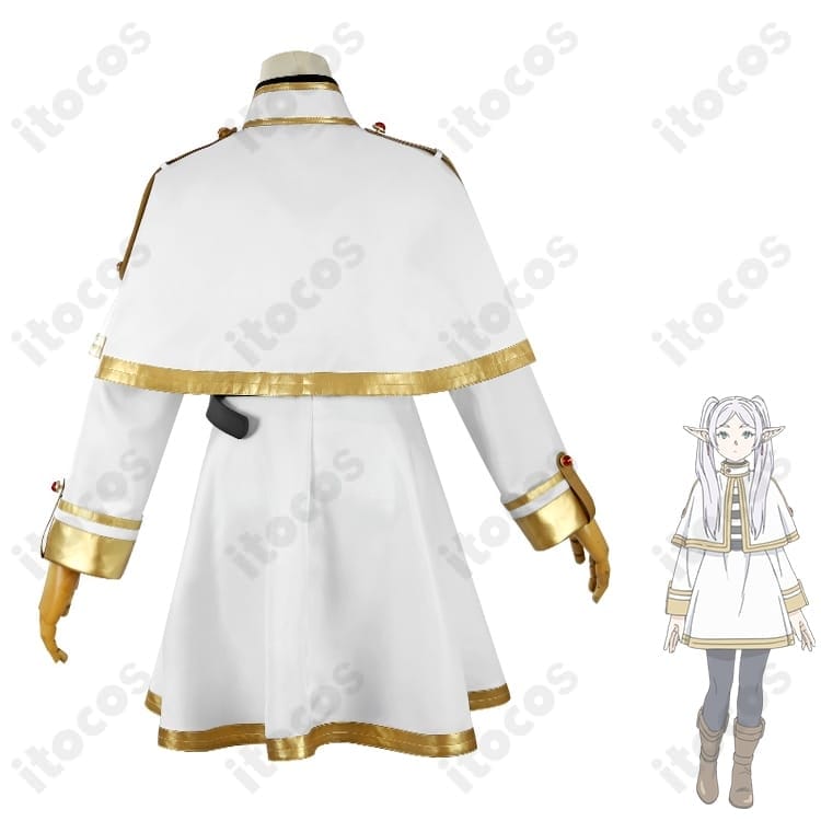 葬送のフリーレン フリーレン 子供用コスプレ 高再現で動きやすいセット - 2枚目の画像