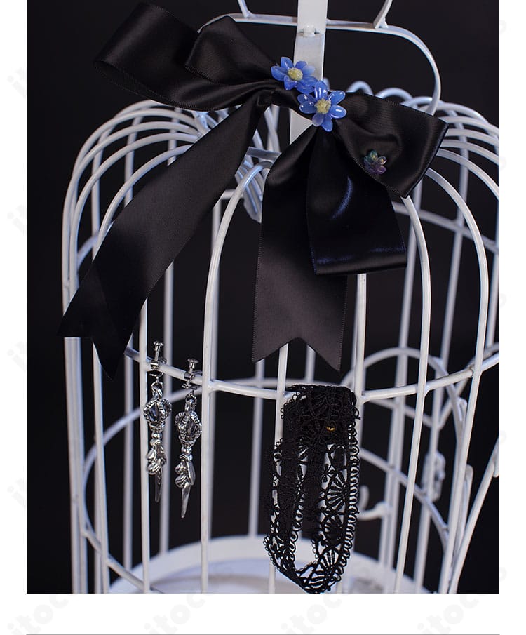 無期迷途 ハーメルの首飾り・髪飾りセット。ネックレスとヘッドアクセの組み合わせが分かるディテール画像。