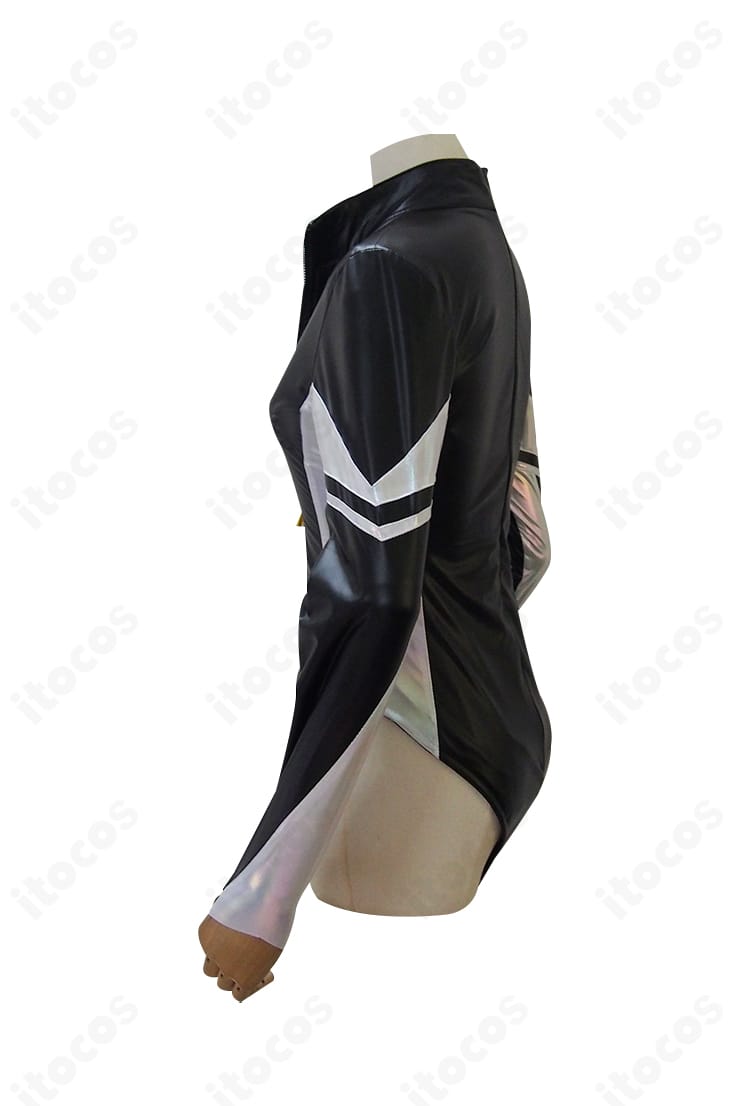 無期迷途 ハクイツ『波間のイルカ』コスプレ衣装の左側ディテール。縫製の精度と装飾の作り込みを確認できる近接カット。