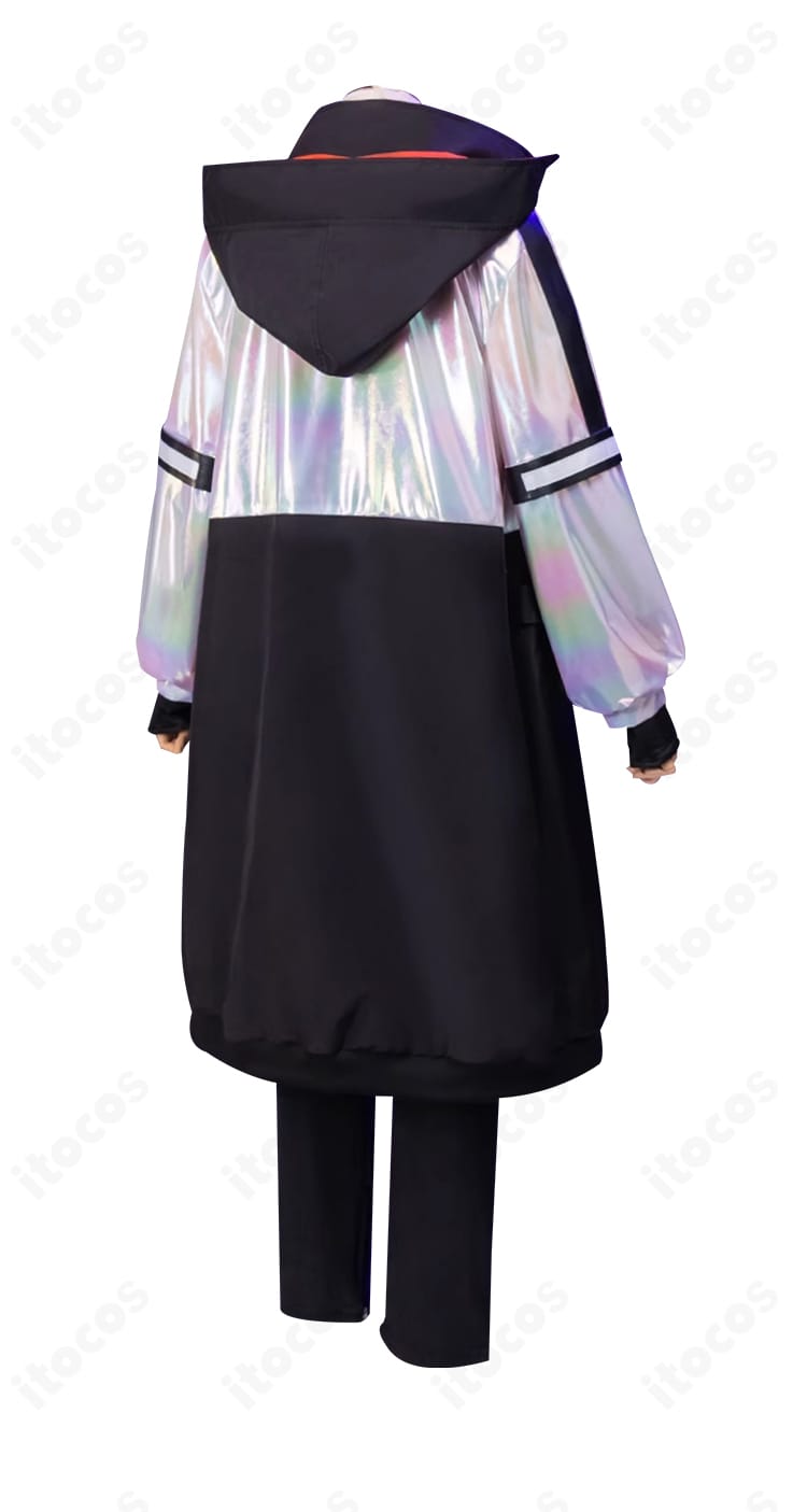 天馬司 サイバーパンクデッドボーイ 衣装の背面ディテール（バックベルトと裾）