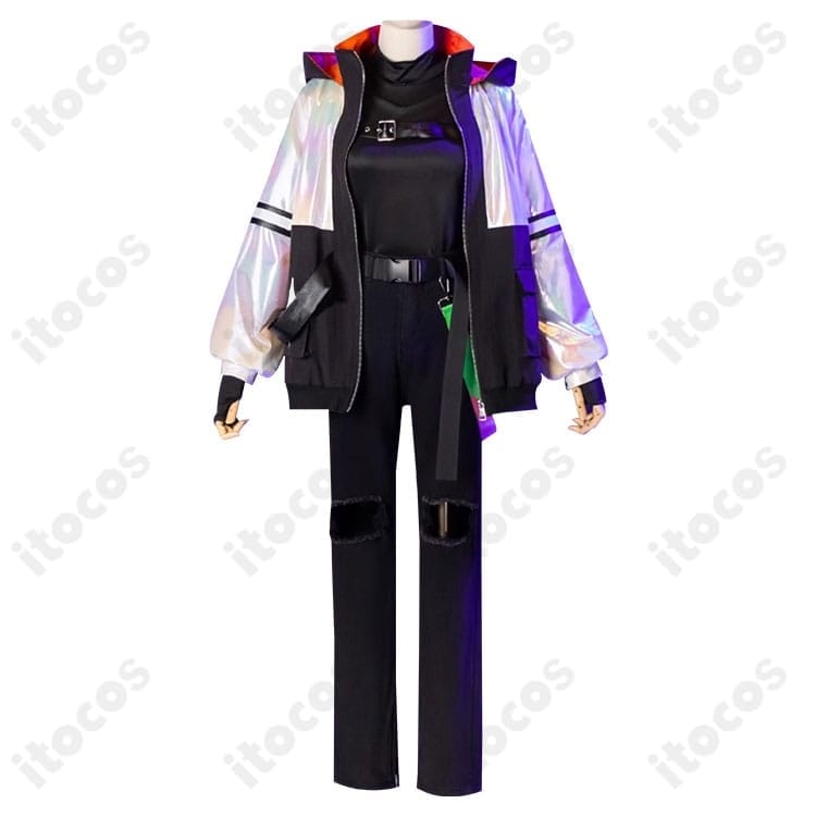 プロジェクトセカイ 天馬司 サイバーパンクデッドボーイ 高再現コスプレ 衣装一式で撮影映え・イベント快適 - 10枚目の画像