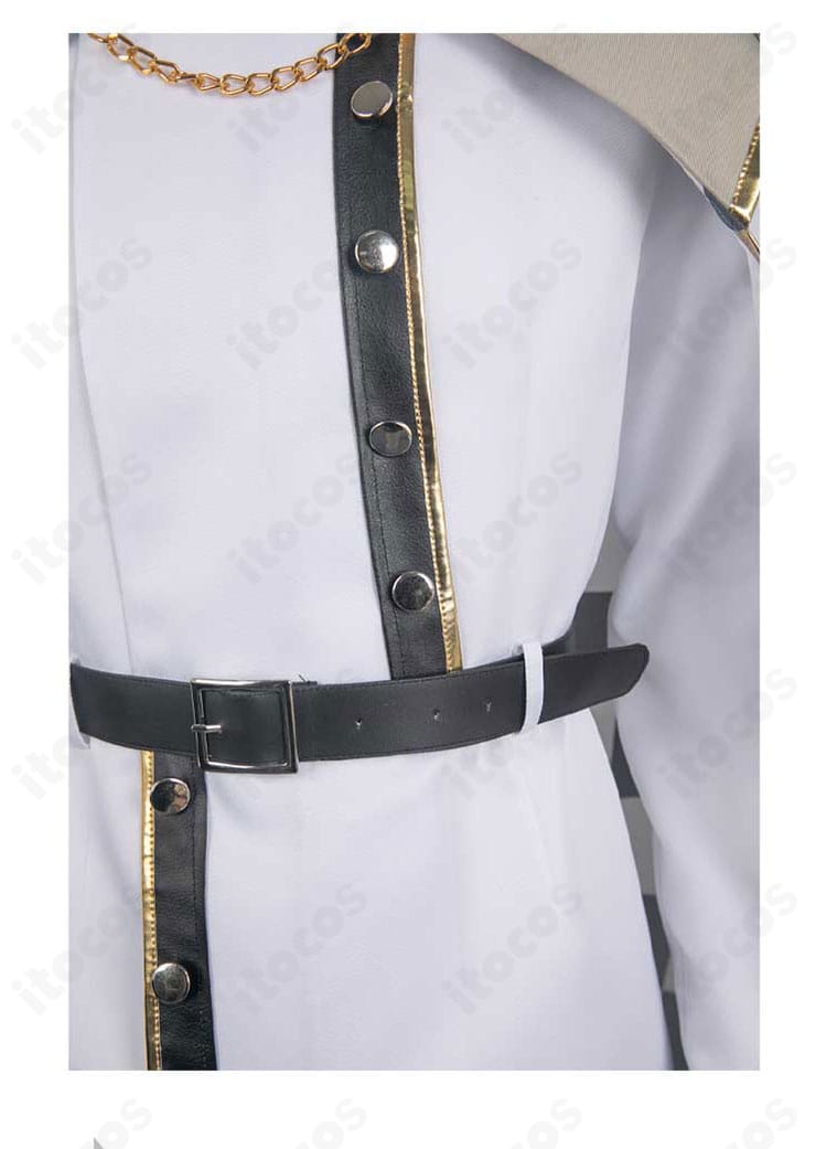 凪誠士郎 コスプレ衣装の腰部装飾。ベルト周りの意匠と縫製の丁寧さを示すディテール。