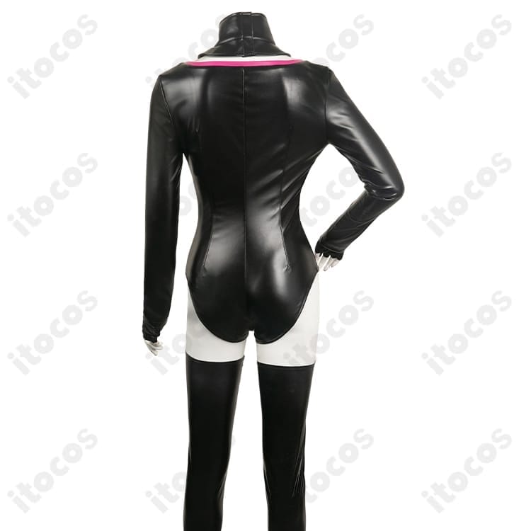 ハズビン・ホテル エンジェル・ダスト再現レオタード衣装｜動きやすく撮影映え、イベント対応 - 3枚目の画像