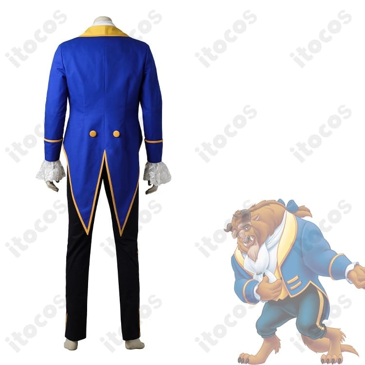 美女と野獣 野獣 王子衣装コスプレ 高再現・快適設計 豪華5点セットで活躍 - 4枚目の画像