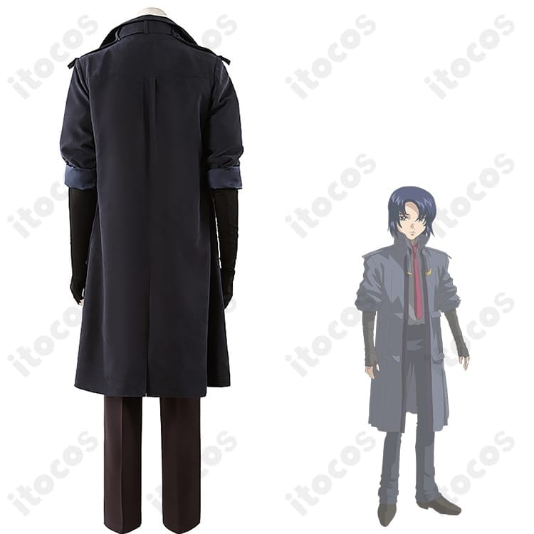 アスラン・ザラ 劇場版トレンチコート制服 高再現・快適設計のコスプレ衣装セット - 3枚目の画像