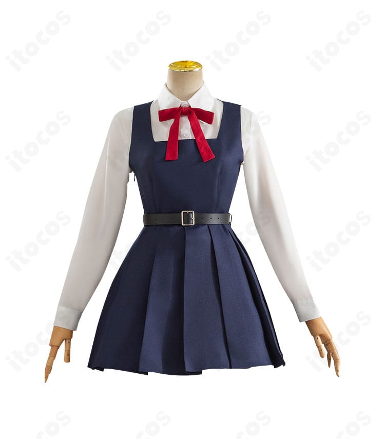 しぐれうい ロリうい コスプレ衣装の正面全体。リボンと襟元装飾を再現し、可愛らしいシルエットが分かる構図