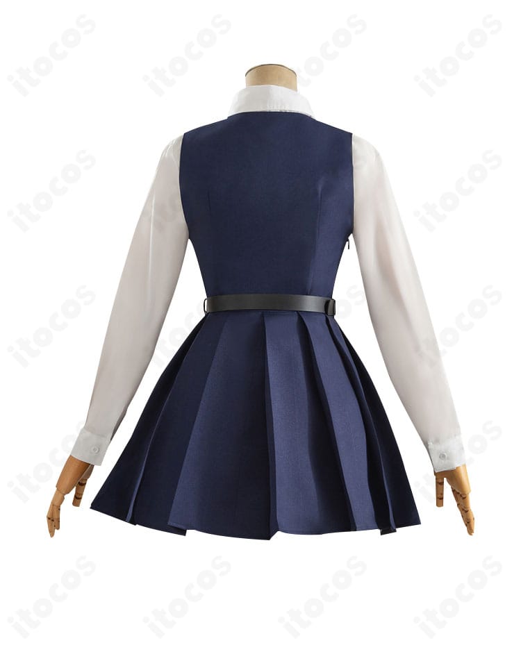 しぐれうい ロリうい コスプレ衣装の背面。ラウンドジッパー位置と全体バランスが分かるアングル