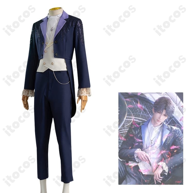 恋と深空 ホムラ コスプレ衣装 高再現セット｜凛々しいミリタリー風で撮影映えと快適さを両立 - 2枚目の画像