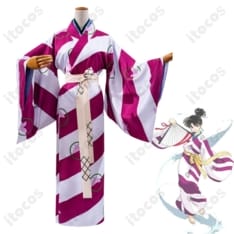 犬夜叉 神楽 コスプレ衣装｜和装フルセットで高再現、軽やかな着用感でイベントに最適 - 1枚目の画像（サムネイル）