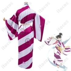 犬夜叉 神楽 コスプレ衣装｜和装フルセットで高再現、軽やかな着用感でイベントに最適 - 3枚目の画像（サムネイル）