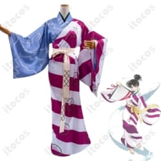 犬夜叉 神楽 コスプレ衣装｜和装フルセットで高再現、軽やかな着用感でイベントに最適 - 2枚目の画像（サムネイル）