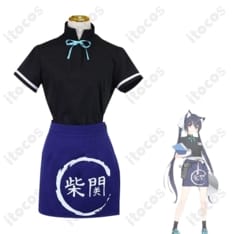 黒見セリカ 柴関ラーメン制服コスプレ 高再現で動きやすい和風デザイン、撮影会にも最適 - 3枚目の画像（サムネイル）