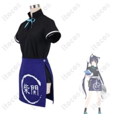 黒見セリカ 柴関ラーメン制服コスプレ 高再現で動きやすい和風デザイン、撮影会にも最適 - 4枚目の画像（サムネイル）