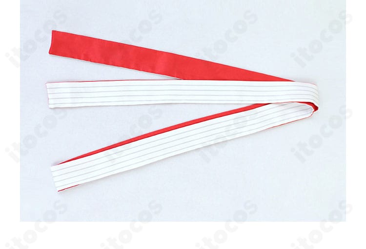 頭巾（フード/バンダナ）のディテール。形状と縁取りを忠実に再現。