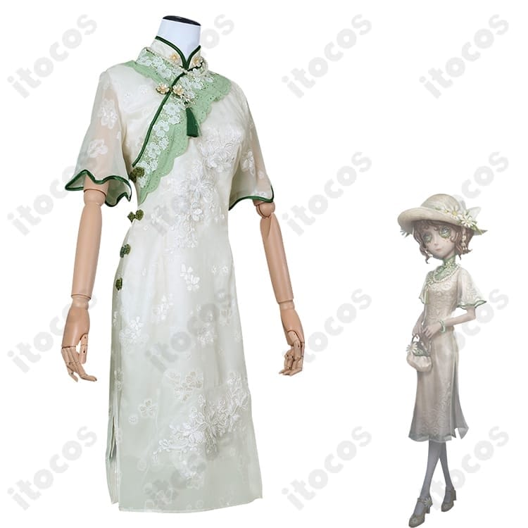 第五人格 庭師（エマ・ウッズ）初晴 コスプレ衣装。上品なチャイナ風で高再現、撮影・イベントに最適 - 2枚目の画像
